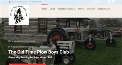 Desktop Screenshot of oldtimeplowboys.com